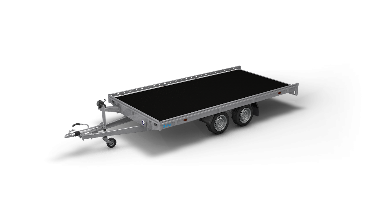  HAPERT transport trailer INDIGO HF-2 non-tilting car transporter 