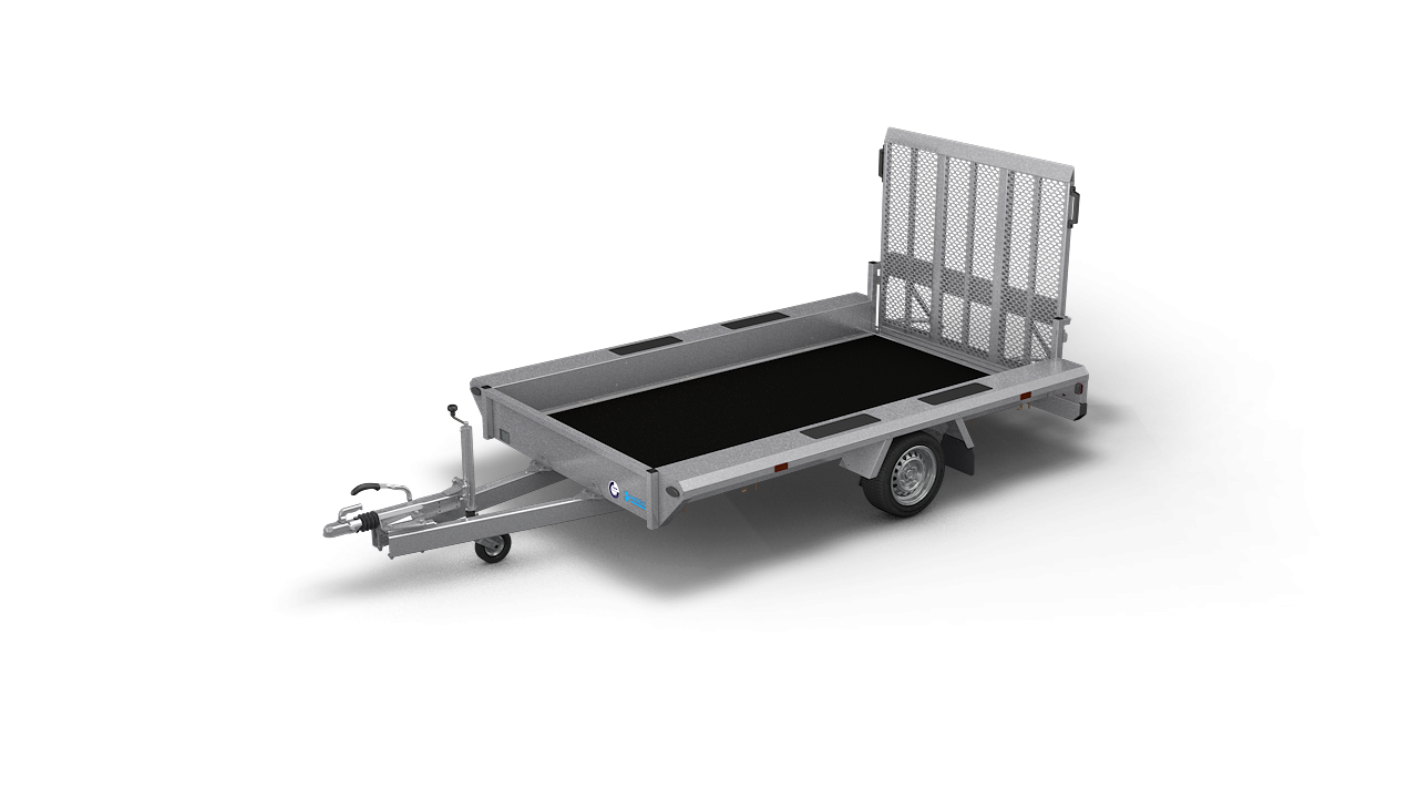  HAPERT transport trailer INDIGO LF-1 non-tilting machine transporter 